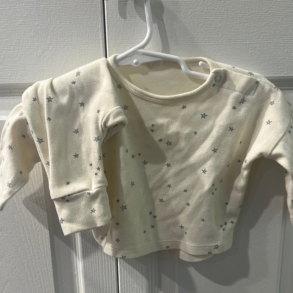 Quincy Mae Starry Cream Kids set